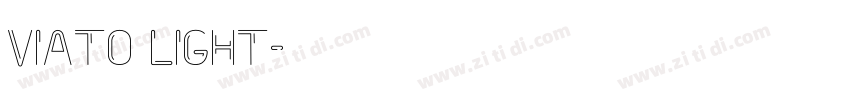 Viato Light字体转换